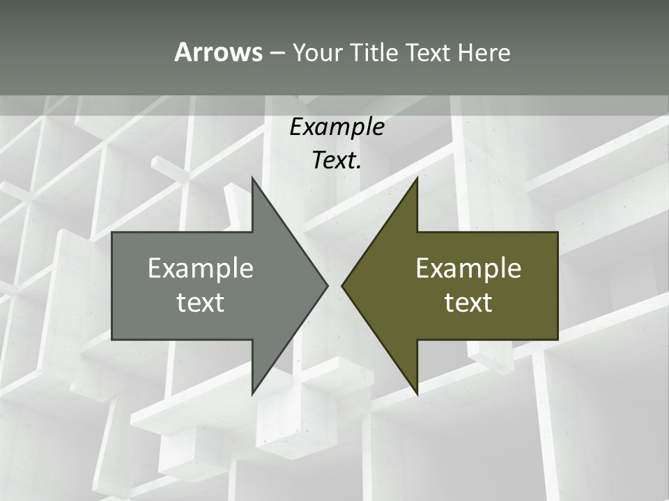 Unfinished Blocks Empty PowerPoint Template
