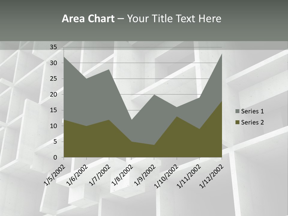 Unfinished Blocks Empty PowerPoint Template