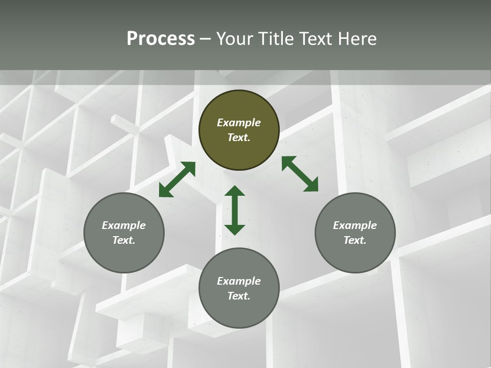 Unfinished Blocks Empty PowerPoint Template