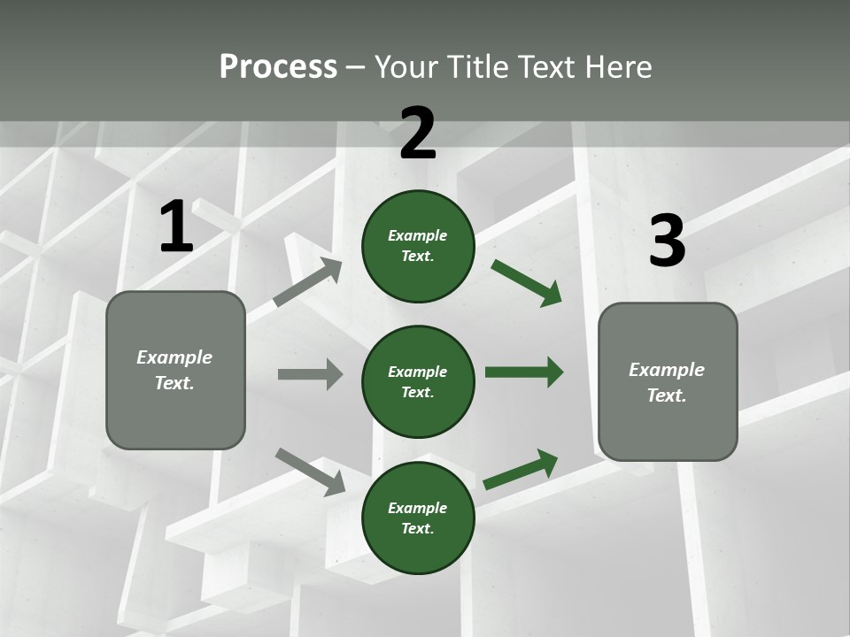 Unfinished Blocks Empty PowerPoint Template