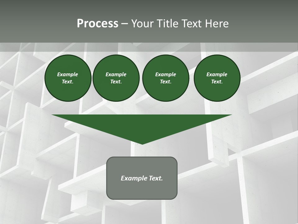 Unfinished Blocks Empty PowerPoint Template