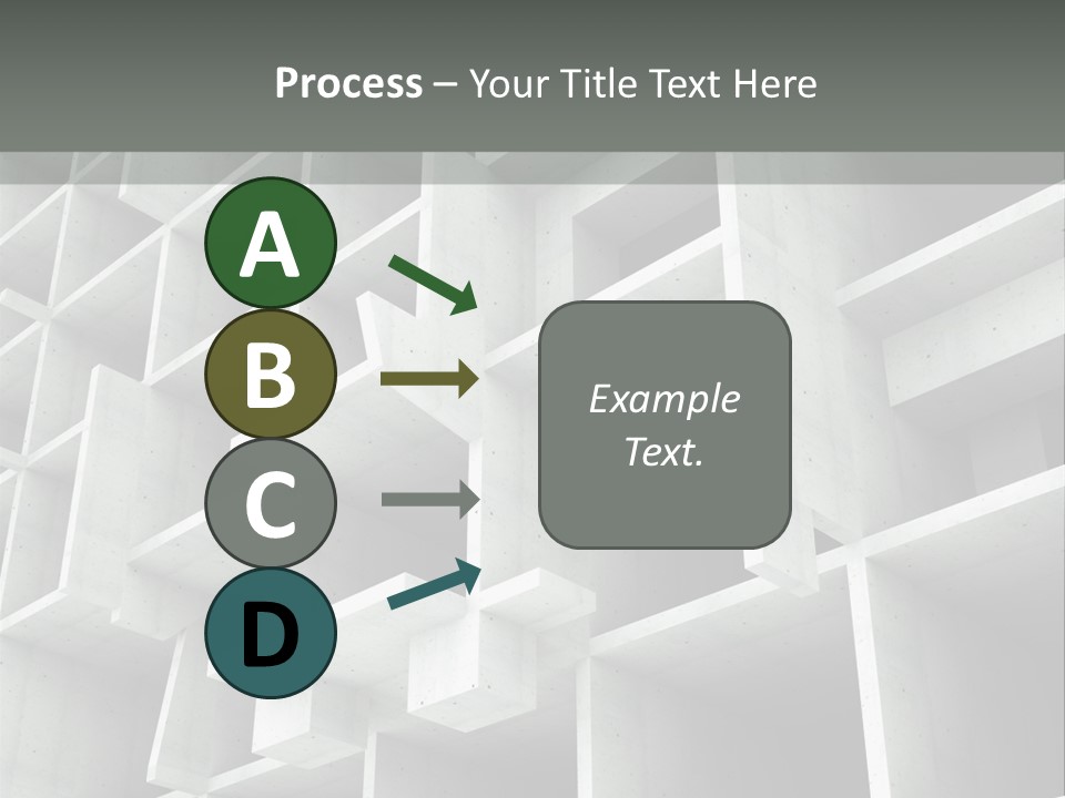 Unfinished Blocks Empty PowerPoint Template