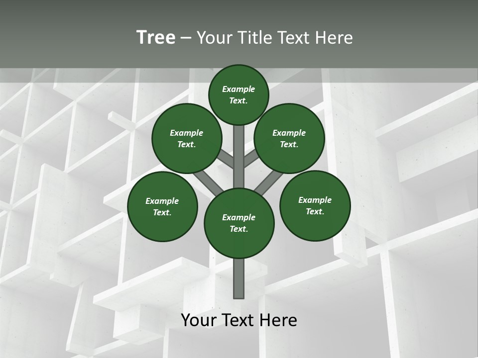 Unfinished Blocks Empty PowerPoint Template