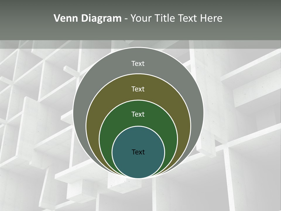 Unfinished Blocks Empty PowerPoint Template