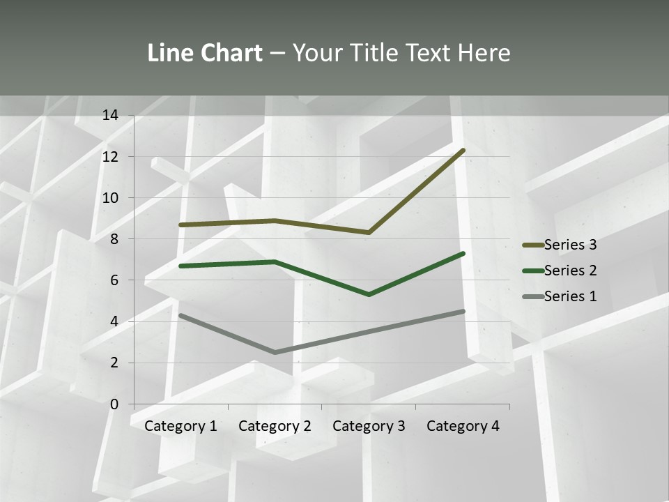 Unfinished Blocks Empty PowerPoint Template