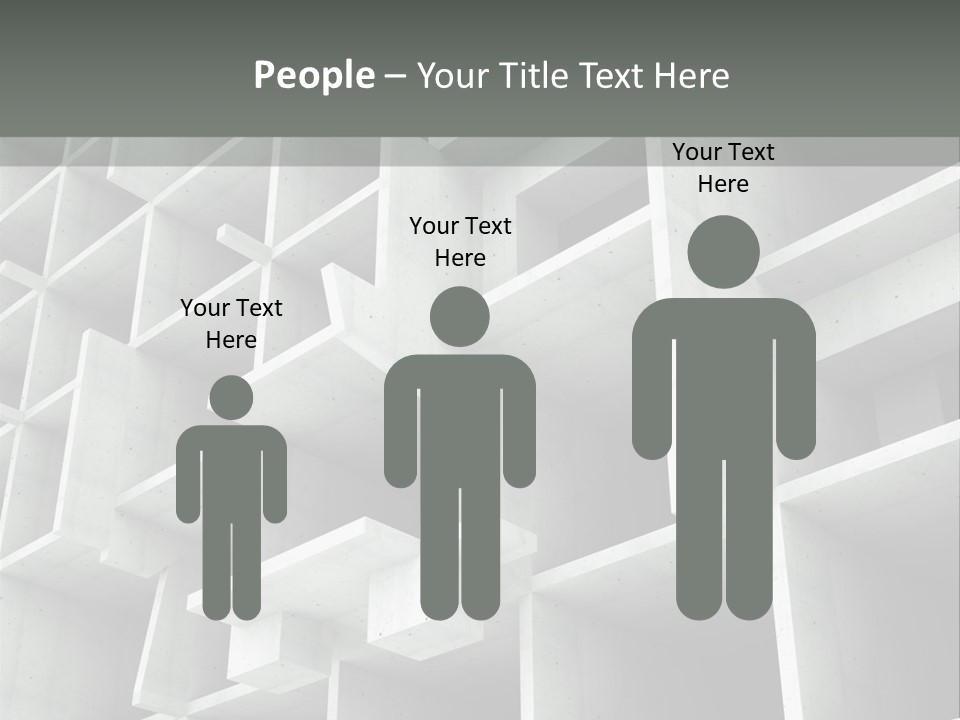 Unfinished Blocks Empty PowerPoint Template