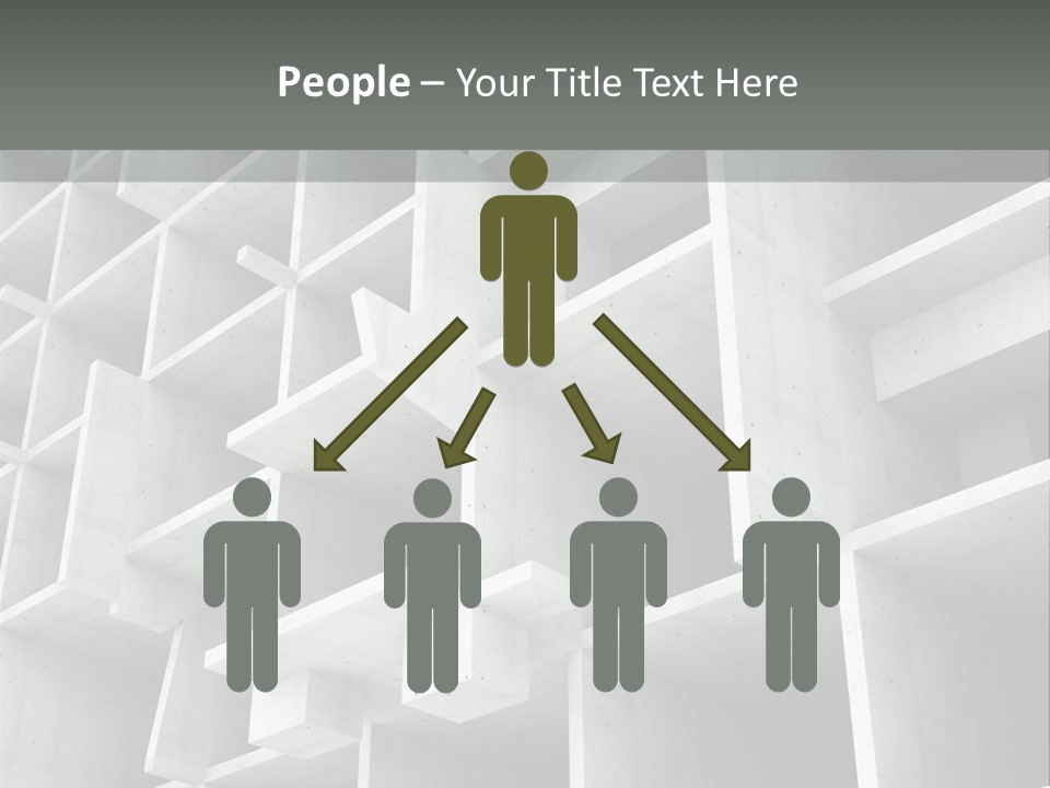 Unfinished Blocks Empty PowerPoint Template