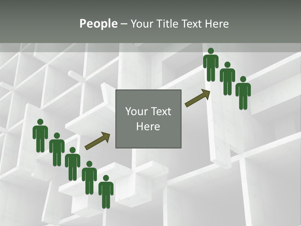 Unfinished Blocks Empty PowerPoint Template