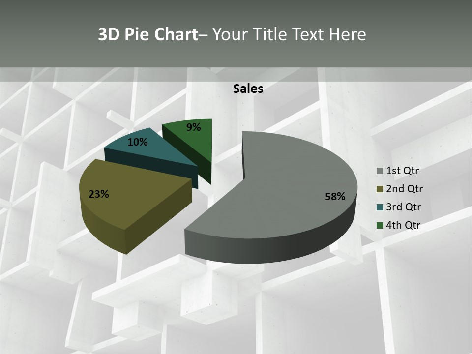 Unfinished Blocks Empty PowerPoint Template