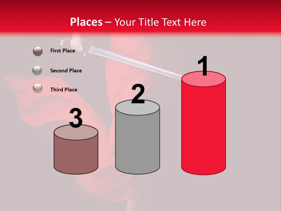 Woman Lawyer Slim PowerPoint Template