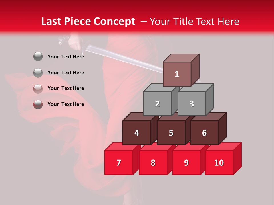 Woman Lawyer Slim PowerPoint Template