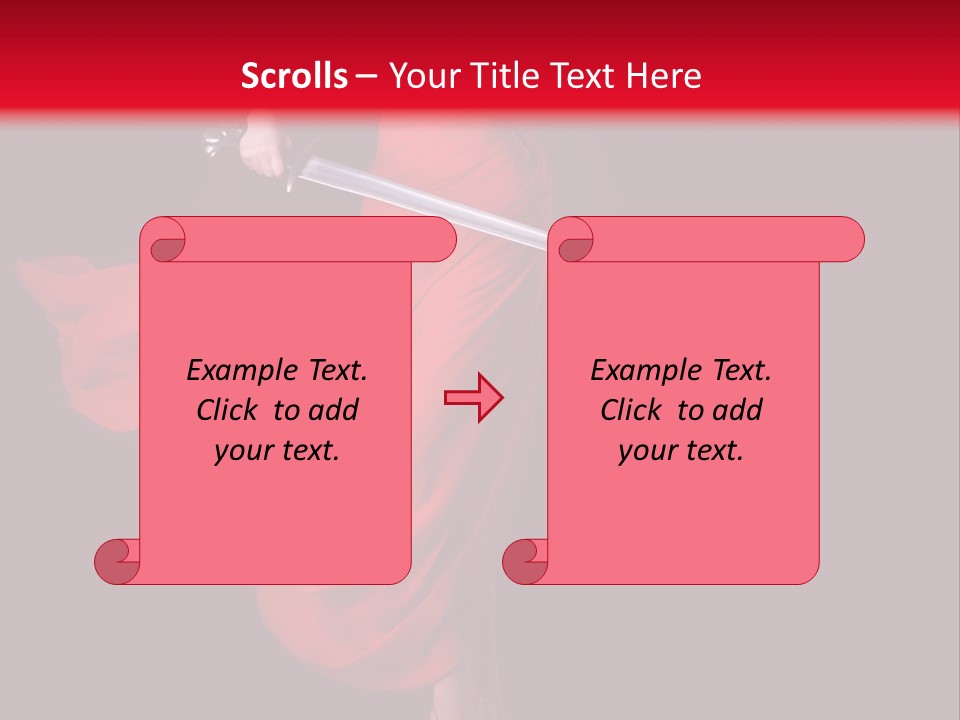 Woman Lawyer Slim PowerPoint Template