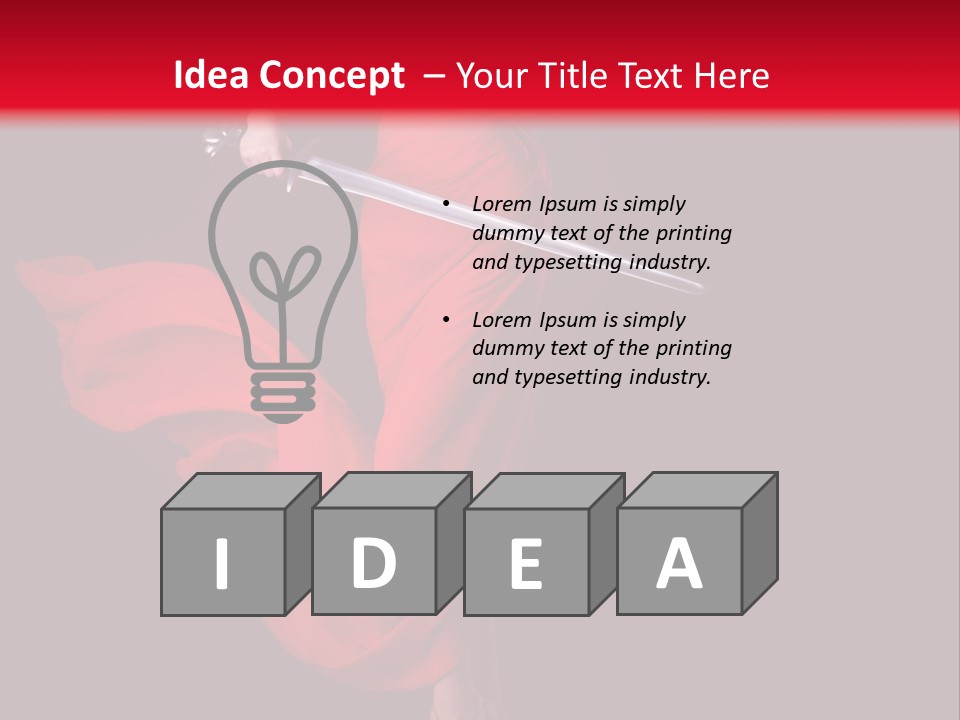 Woman Lawyer Slim PowerPoint Template