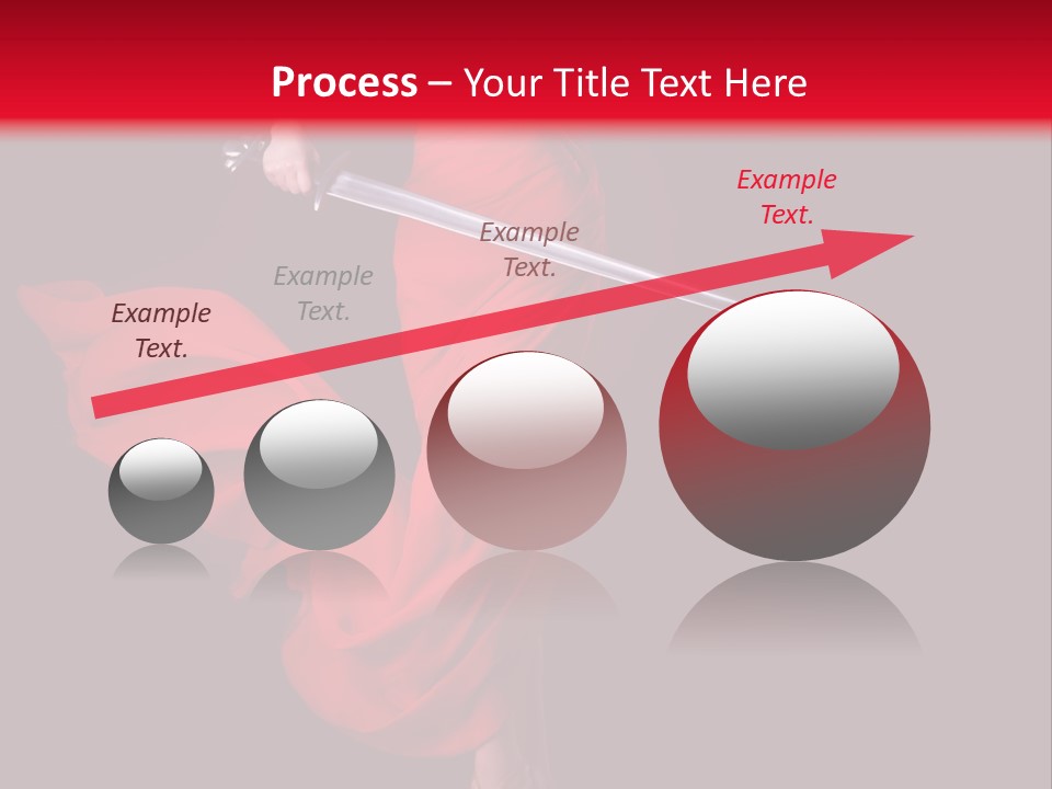 Woman Lawyer Slim PowerPoint Template