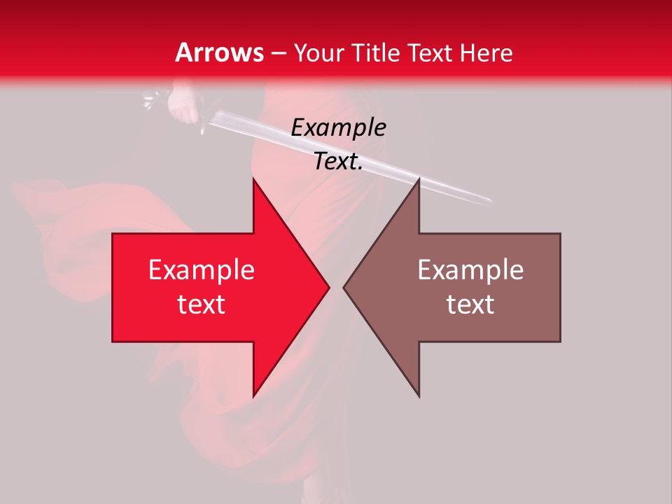 Woman Lawyer Slim PowerPoint Template