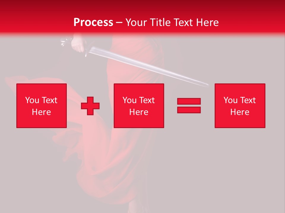 Woman Lawyer Slim PowerPoint Template