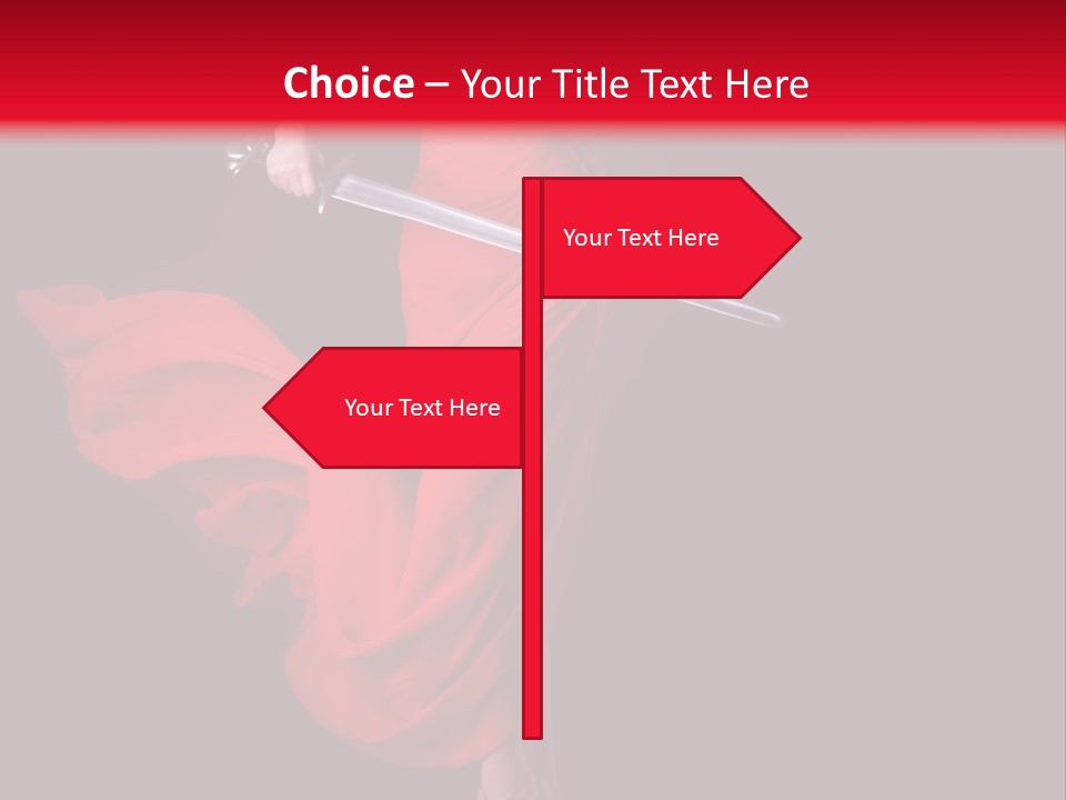 Woman Lawyer Slim PowerPoint Template