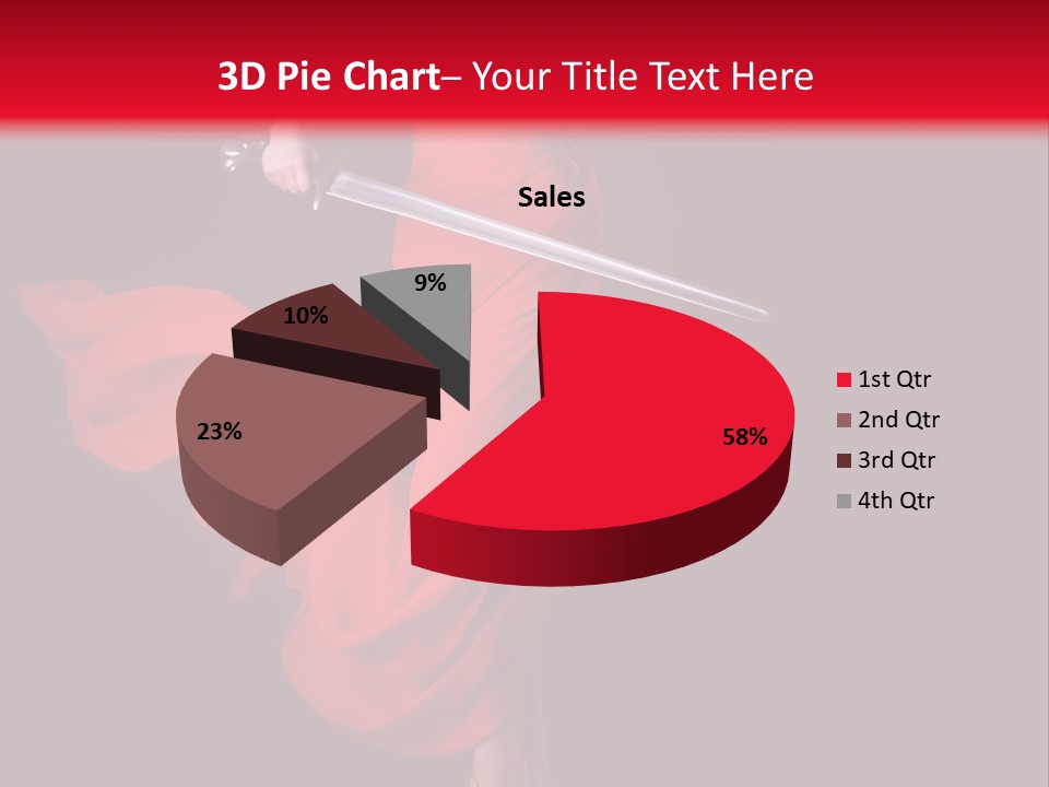 Woman Lawyer Slim PowerPoint Template