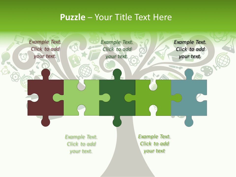 Colorful Bloom Flower PowerPoint Template