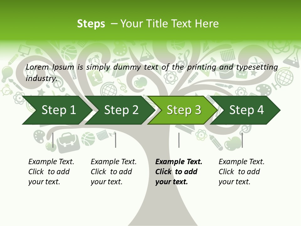 Colorful Bloom Flower PowerPoint Template