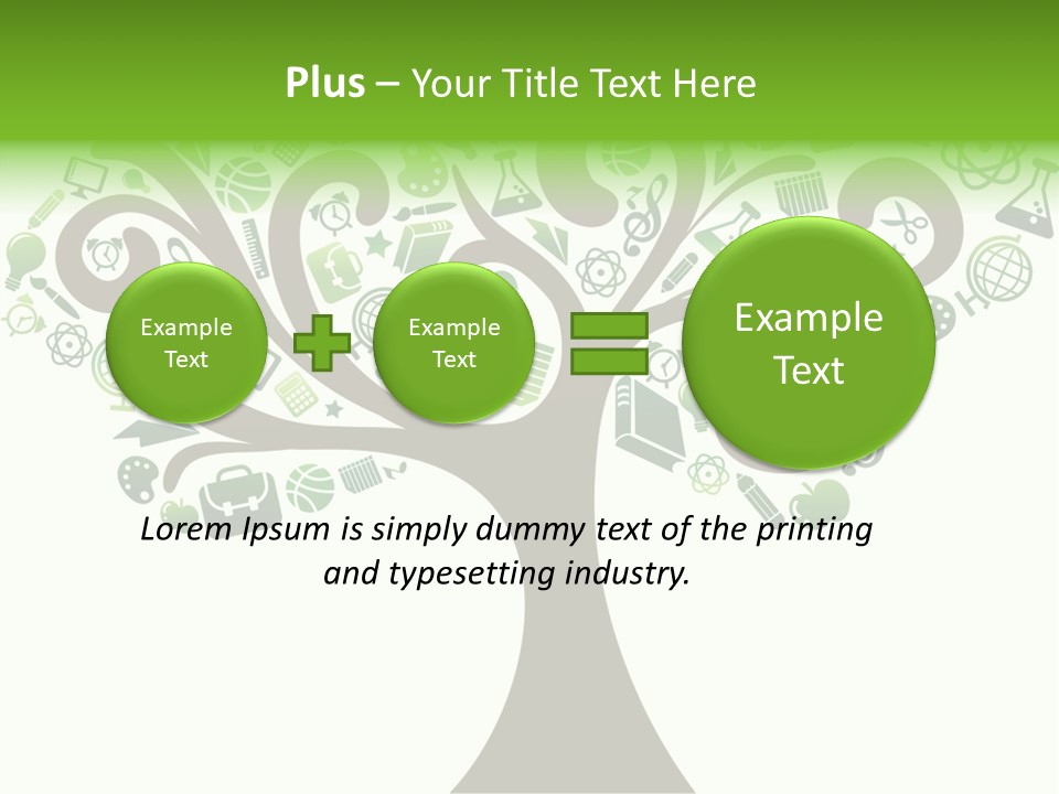 Colorful Bloom Flower PowerPoint Template