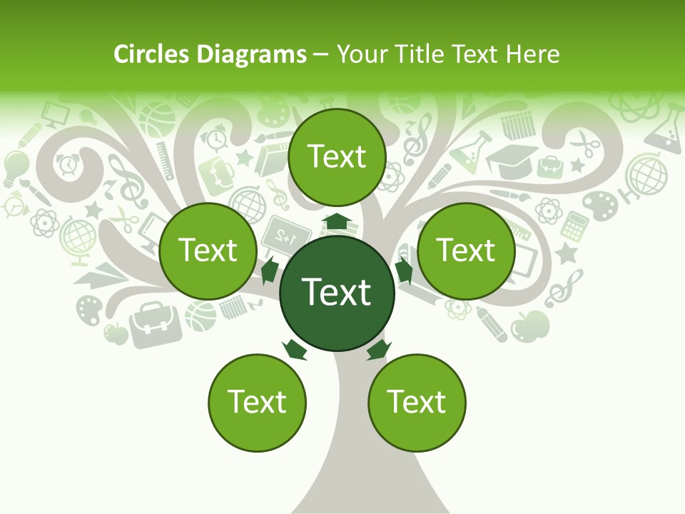 Colorful Bloom Flower PowerPoint Template