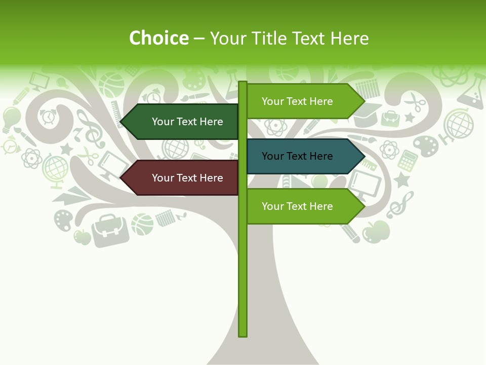 Colorful Bloom Flower PowerPoint Template