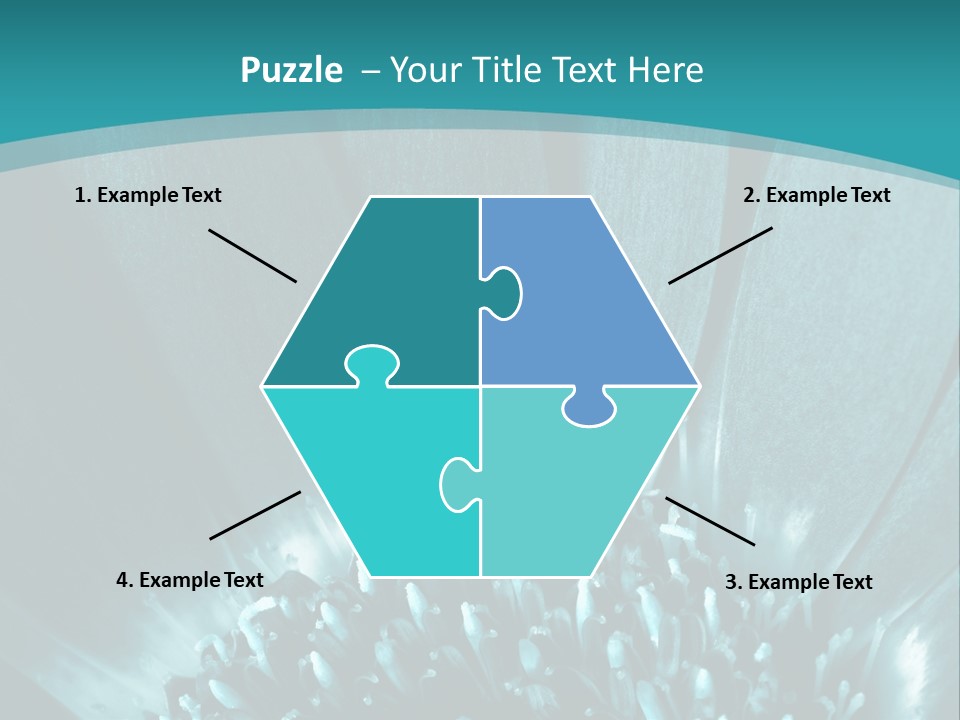 Colorful Bloom Flower PowerPoint Template