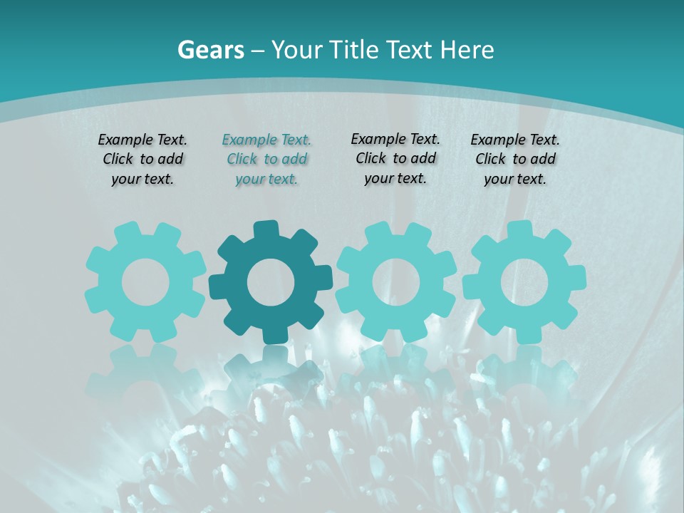 Colorful Bloom Flower PowerPoint Template