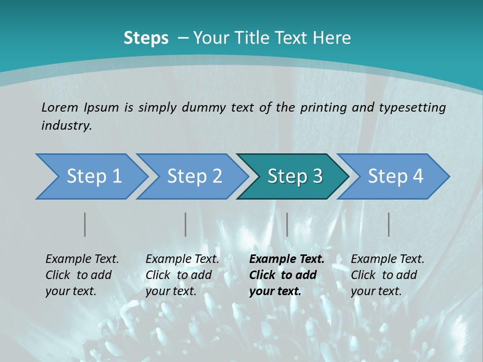 Colorful Bloom Flower PowerPoint Template