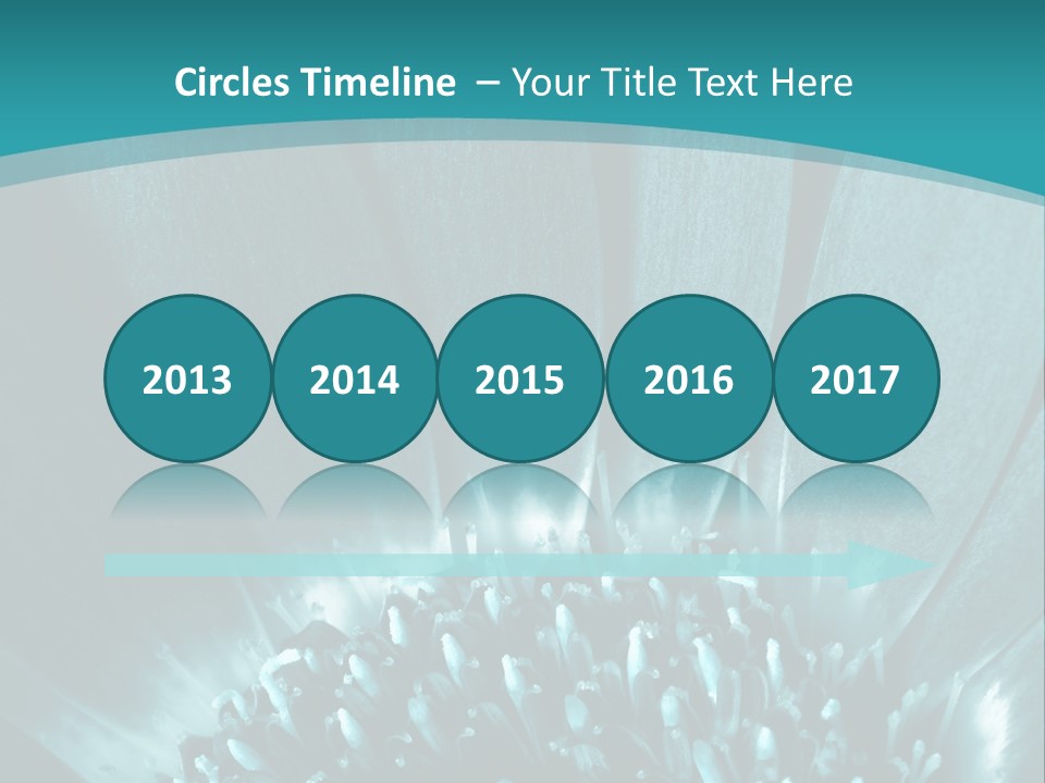 Colorful Bloom Flower PowerPoint Template