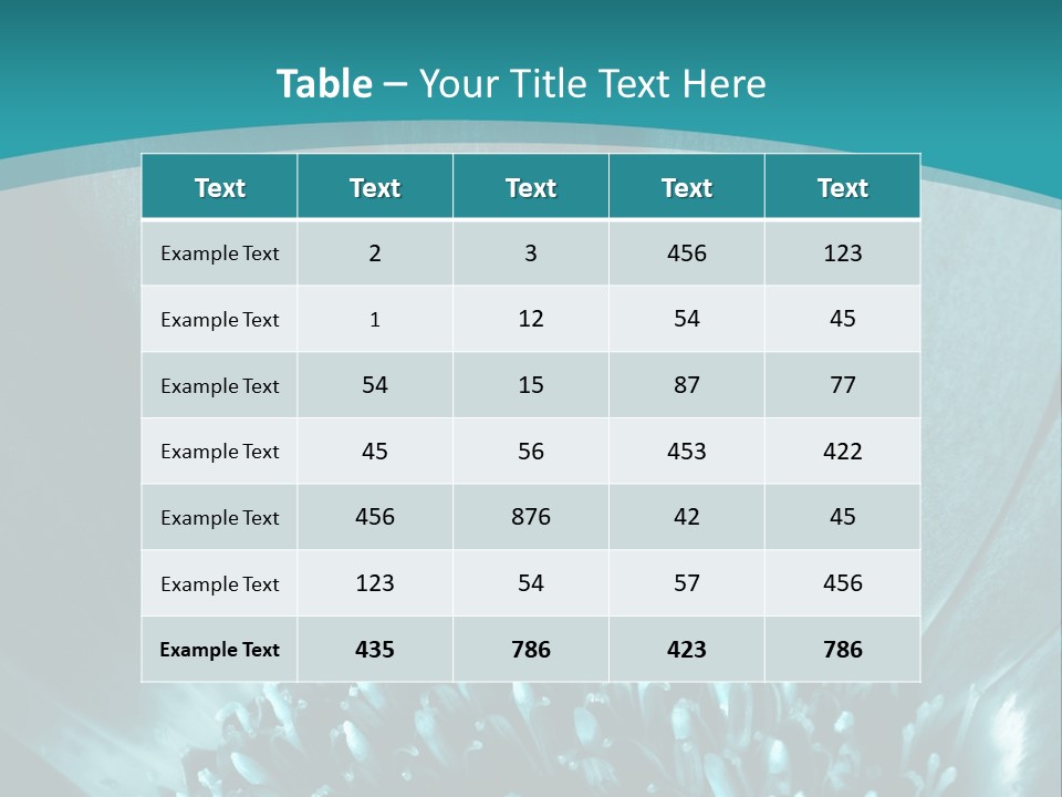 Colorful Bloom Flower PowerPoint Template