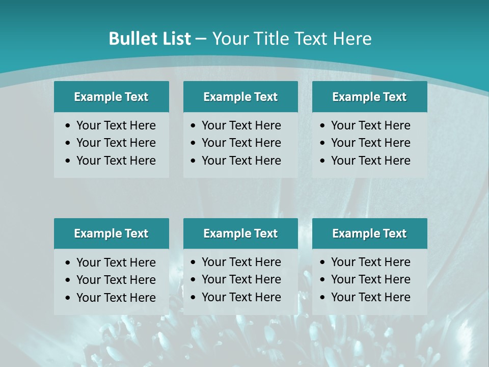 Colorful Bloom Flower PowerPoint Template