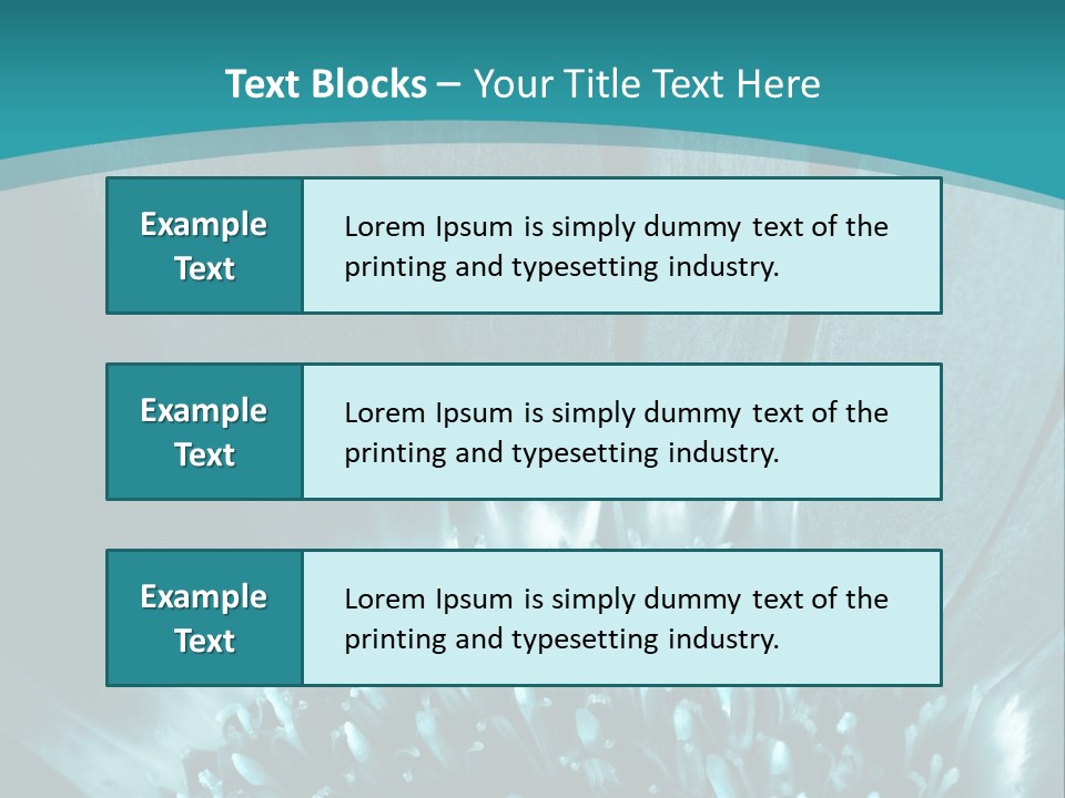 Colorful Bloom Flower PowerPoint Template