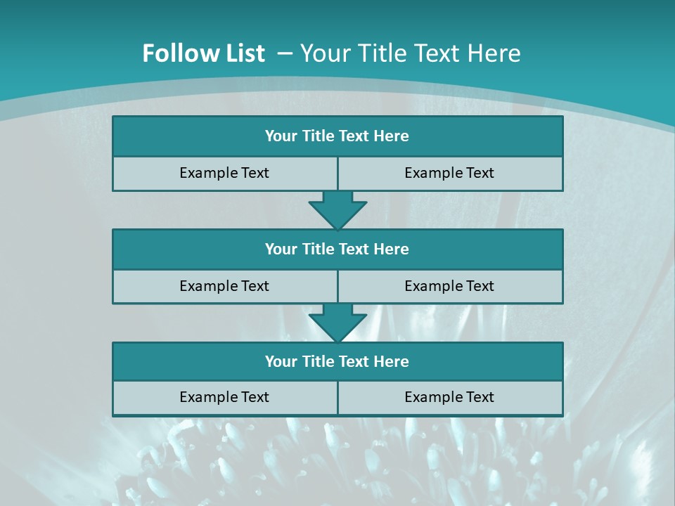 Colorful Bloom Flower PowerPoint Template