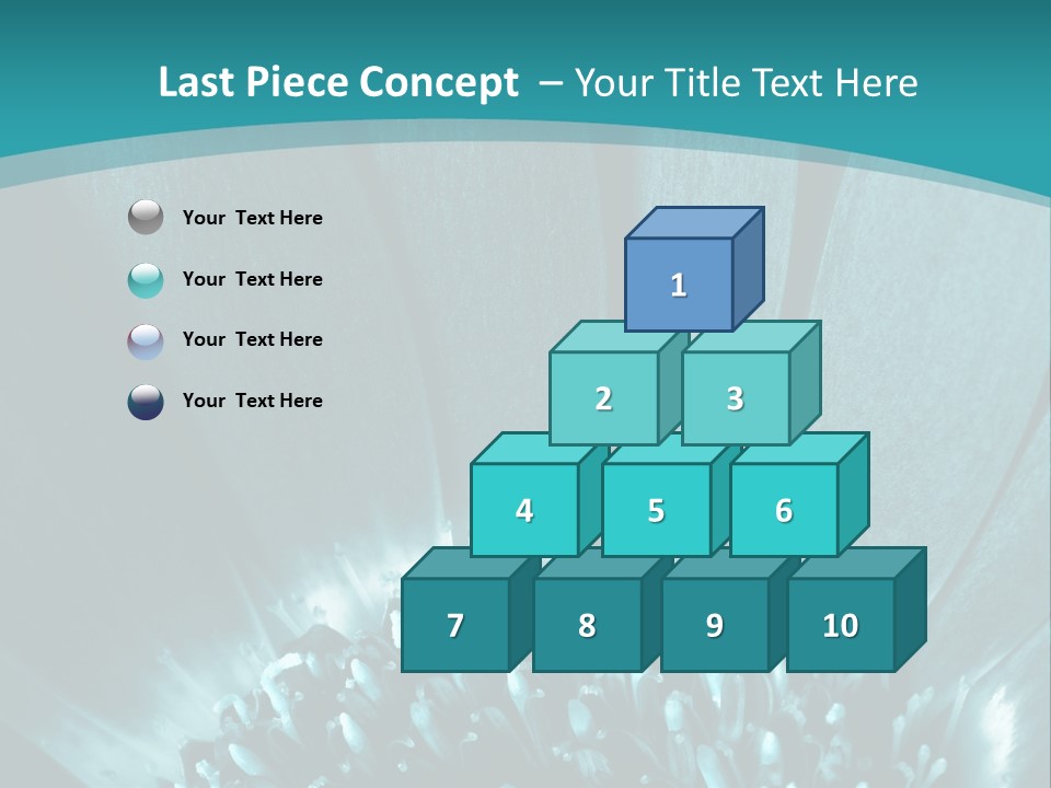 Colorful Bloom Flower PowerPoint Template