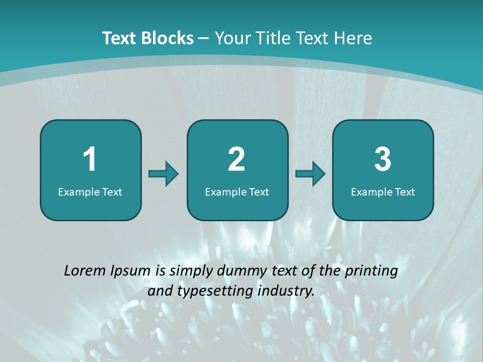 Colorful Bloom Flower PowerPoint Template