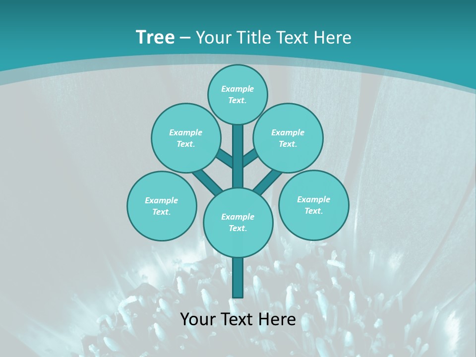 Colorful Bloom Flower PowerPoint Template