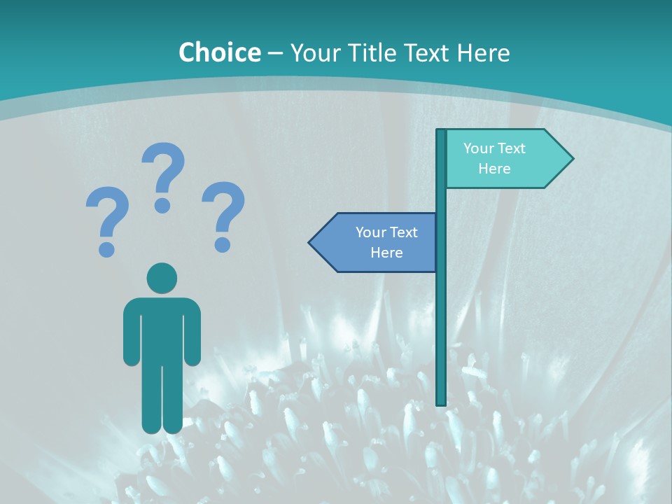 Colorful Bloom Flower PowerPoint Template