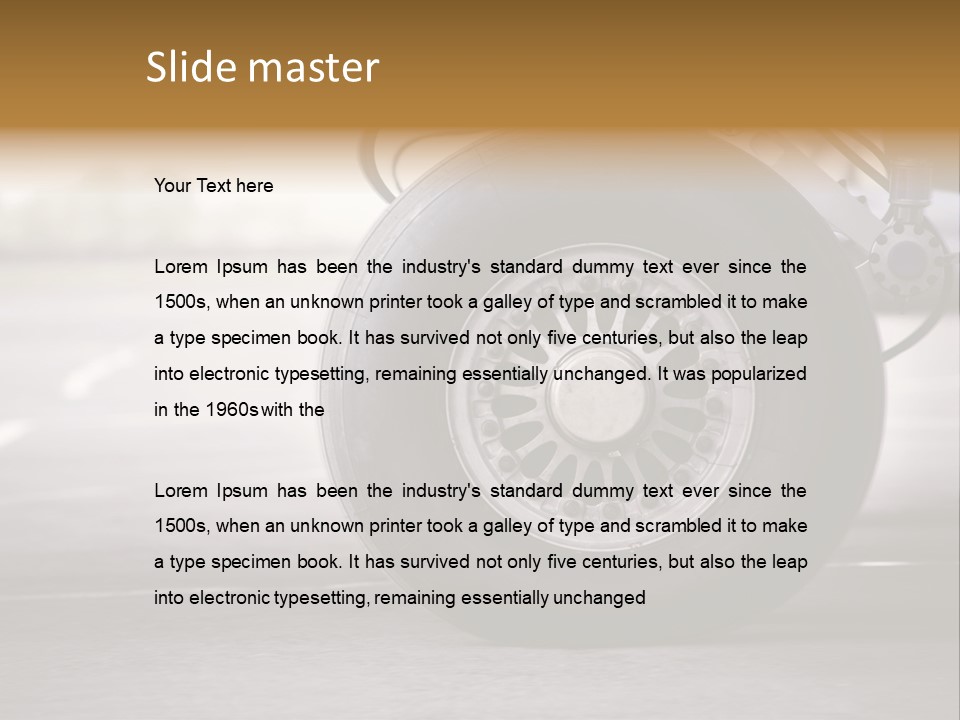 Rubber Metallic Industry PowerPoint Template