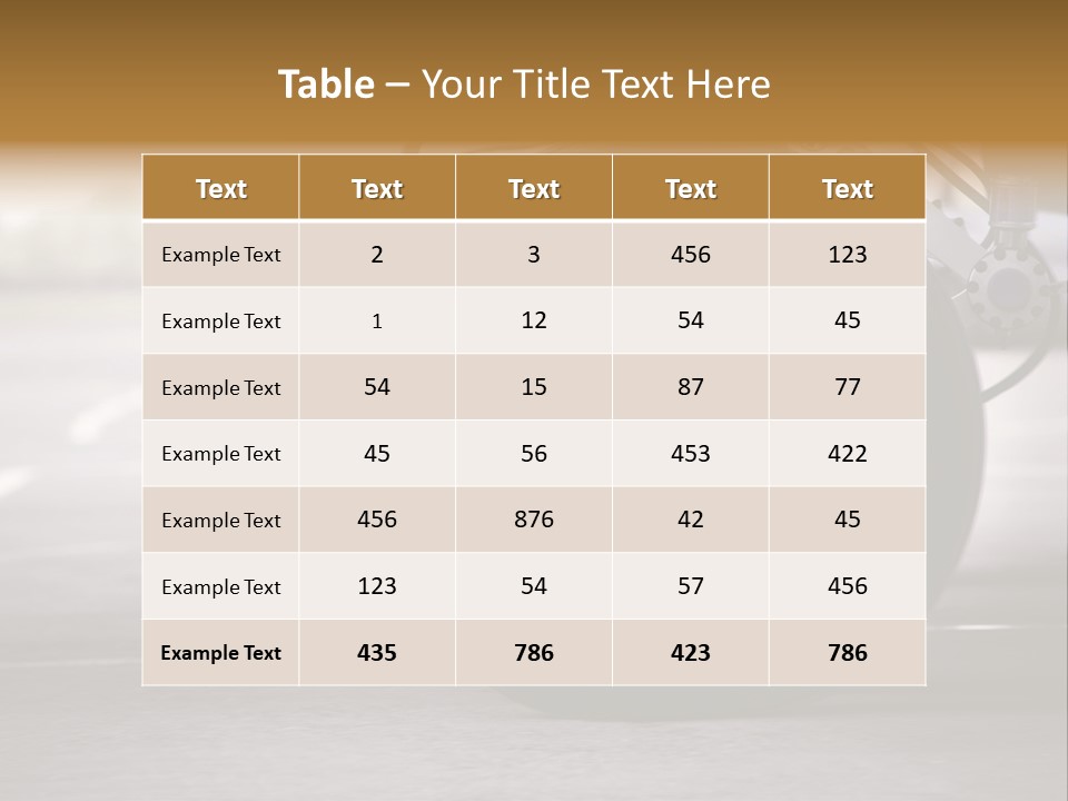 Rubber Metallic Industry PowerPoint Template