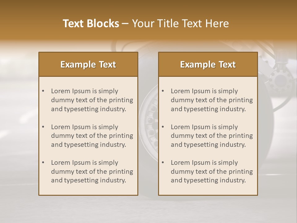 Rubber Metallic Industry PowerPoint Template