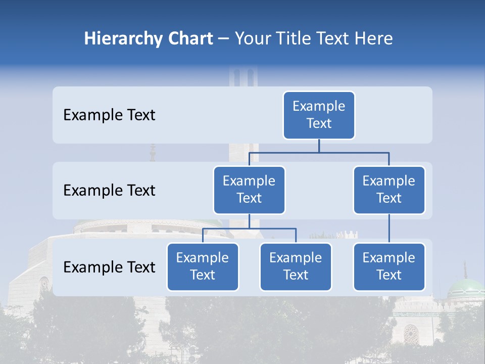 A Large White Building With A Green Dome PowerPoint Template