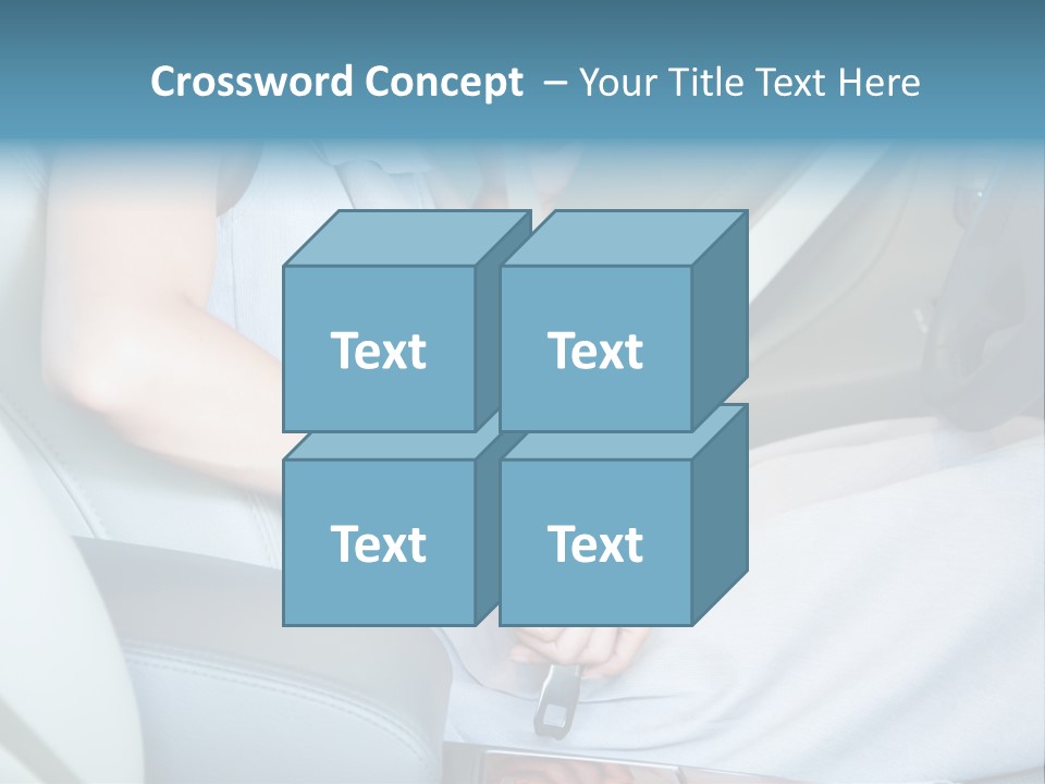 Transportation Automobile Lady PowerPoint Template