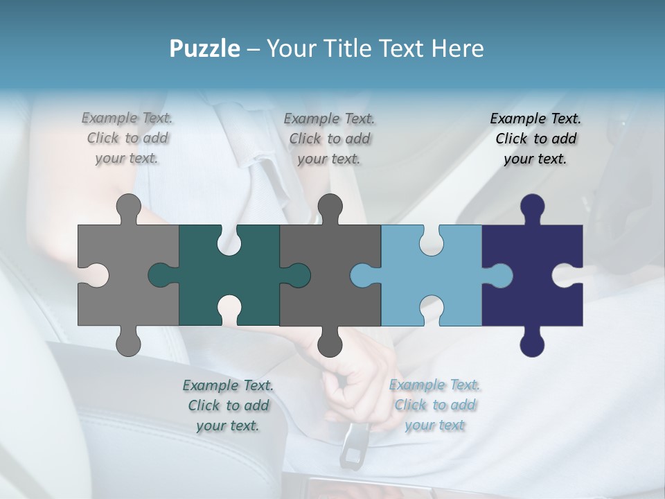 Transportation Automobile Lady PowerPoint Template