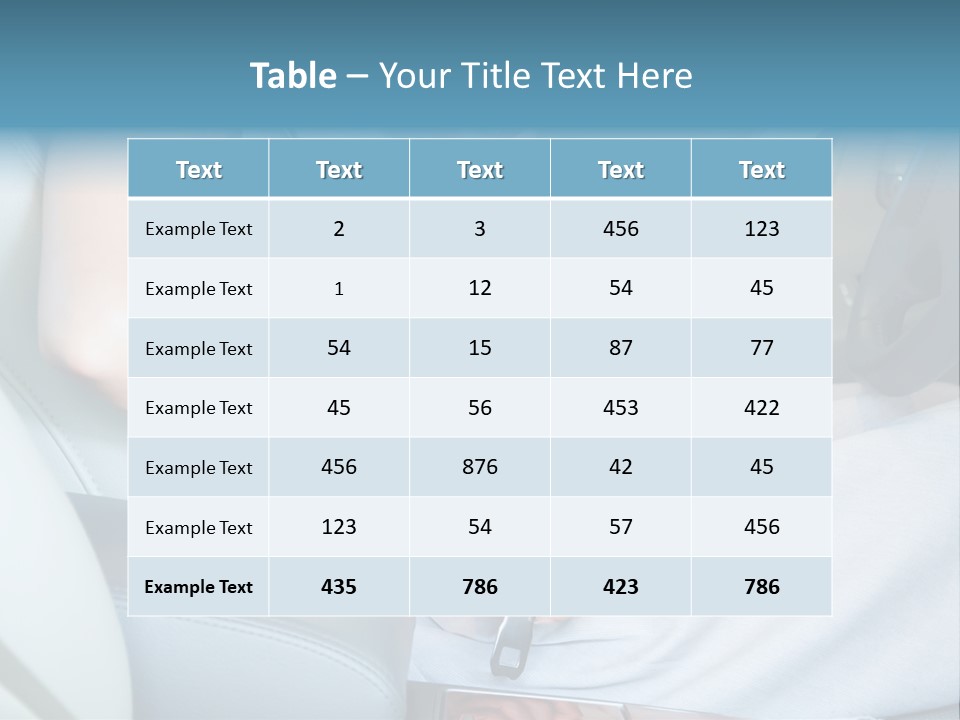 Transportation Automobile Lady PowerPoint Template