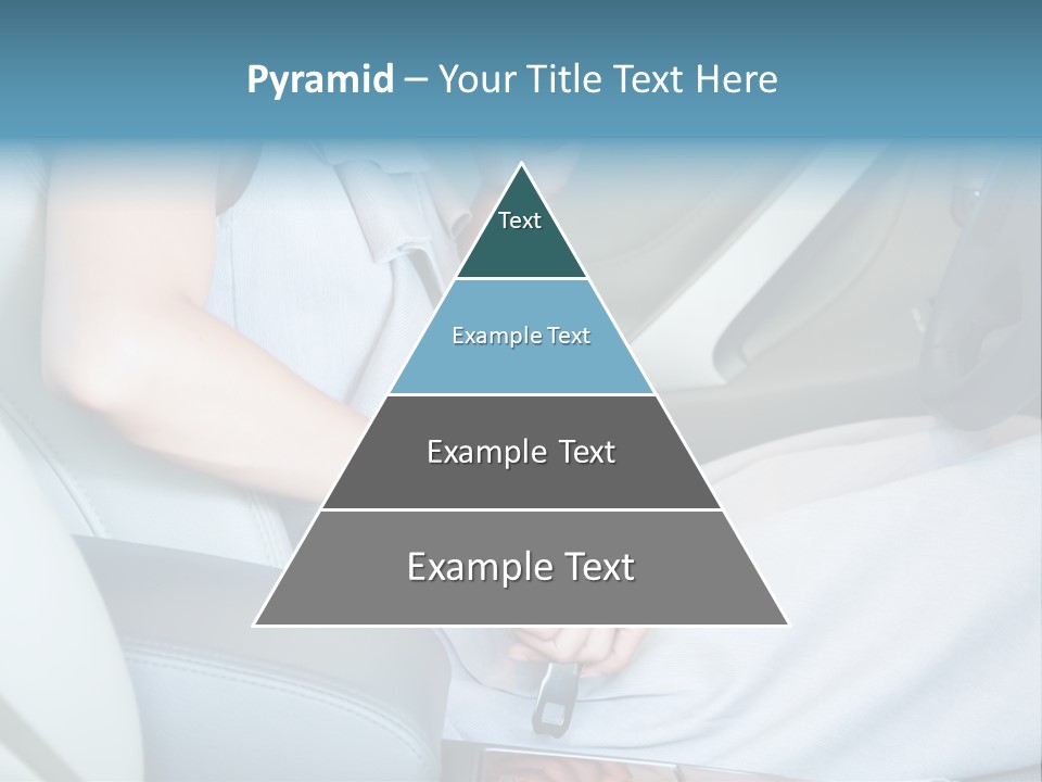 Transportation Automobile Lady PowerPoint Template