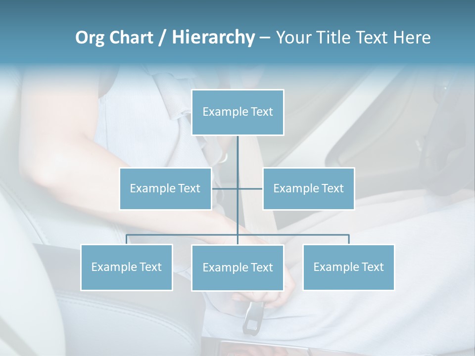 Transportation Automobile Lady PowerPoint Template