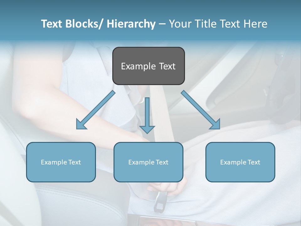 Transportation Automobile Lady PowerPoint Template