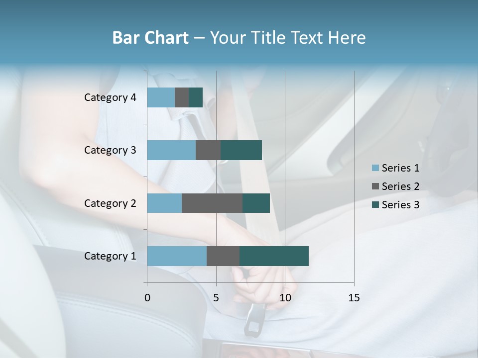 Transportation Automobile Lady PowerPoint Template